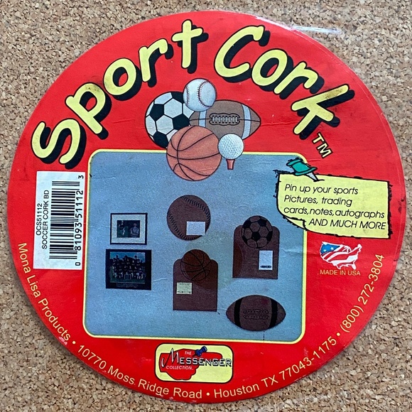 Sport Cork I Y2K I Soccer Cork Board - Picture 3 of 7